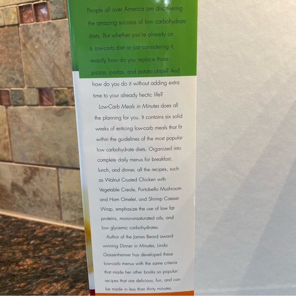 Low-Carb Meals in Minutes Cookbook By Linda Gassenheimer - Picture 5 of 5